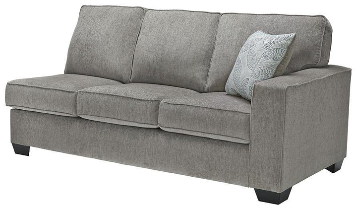 Altari 2Piece Sleeper Sectional with Chaise 87214S4 Alloy Contemporary Stationary Sectionals By AFI - sofafair.com
