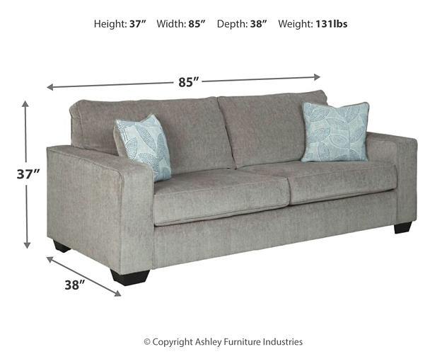 Altari Sofa 8721438 Alloy Contemporary Stationary Upholstery By AFI - sofafair.com