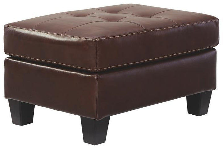 Altonbury Ottoman 8750414 Walnut Contemporary Stationary Upholstery By AFI - sofafair.com