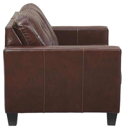 Altonbury Loveseat 8750435 Walnut Contemporary Stationary Upholstery By AFI - sofafair.com