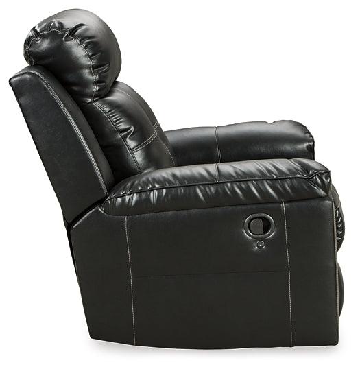 Kempten Recliner 8210525 Black/Gray Contemporary Motion Upholstery By Ashley - sofafair.com