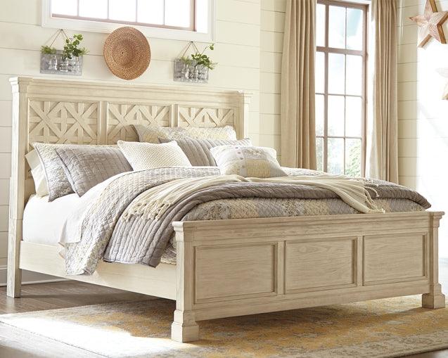 Bolanburg California King Panel Bed B647B8 White Casual Master Beds By Ashley - sofafair.com