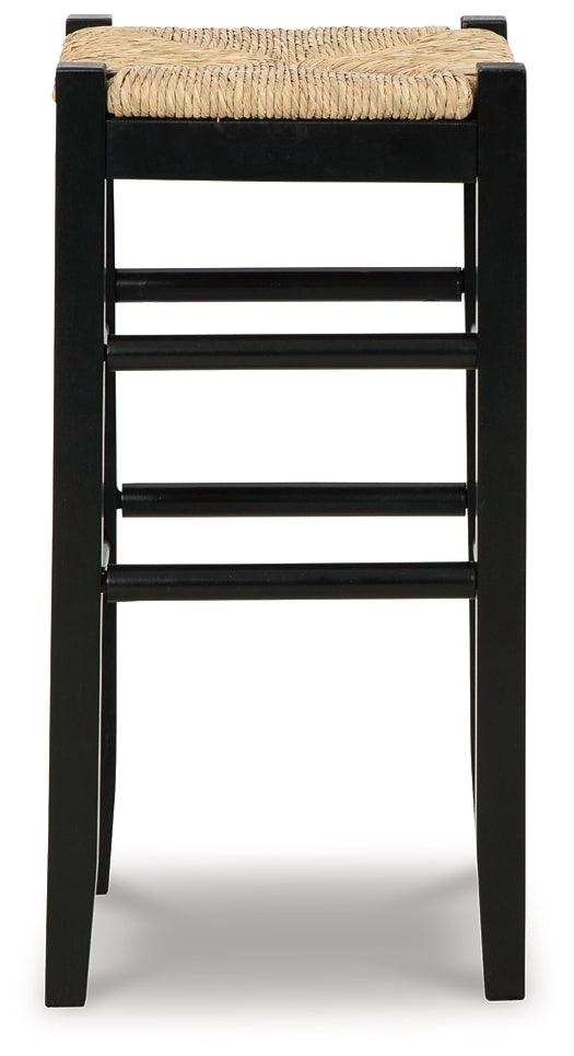 Mirimyn Bar Height Bar Stool D508-130 Black/Gray Casual Barstools By Ashley - sofafair.com