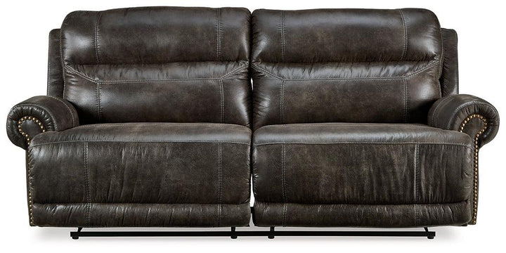 Grearview Power Reclining Sofa 6500547 Brown/Beige Contemporary Motion Upholstery By Ashley - sofafair.com