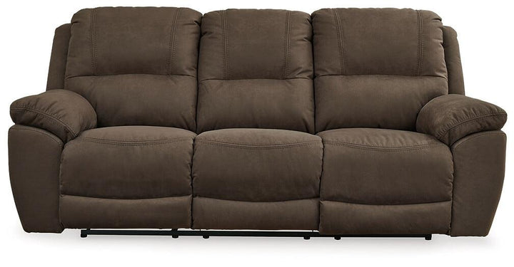 Next-Gen Gaucho Power Reclining Sofa 5420487 Brown/Beige Contemporary Motion Upholstery By AFI - sofafair.com