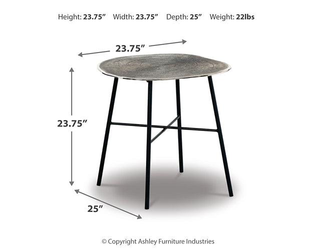T836-6 Metallic Contemporary Laverford End Table By Ashley - sofafair.com