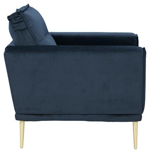 Macleary Chair 8900820 Navy Contemporary Stationary Upholstery By AFI - sofafair.com