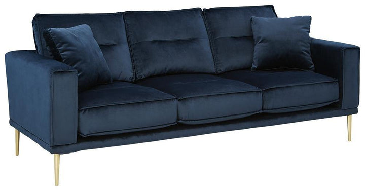 Macleary Sofa 8900838 Navy Contemporary Stationary Upholstery By AFI - sofafair.com