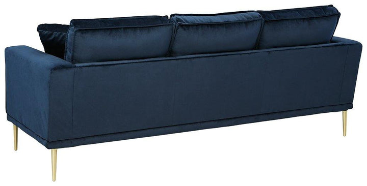 Macleary Sofa 8900838 Navy Contemporary Stationary Upholstery By AFI - sofafair.com