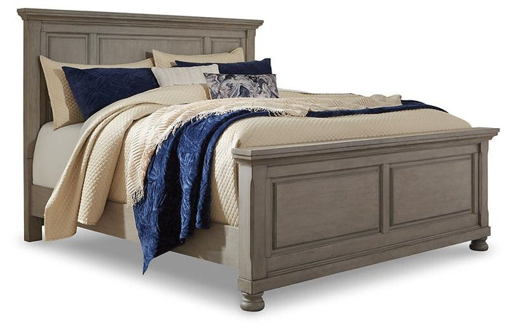 Lettner California King Panel Bed B733B7 Black/Gray Casual Master Beds By Ashley - sofafair.com