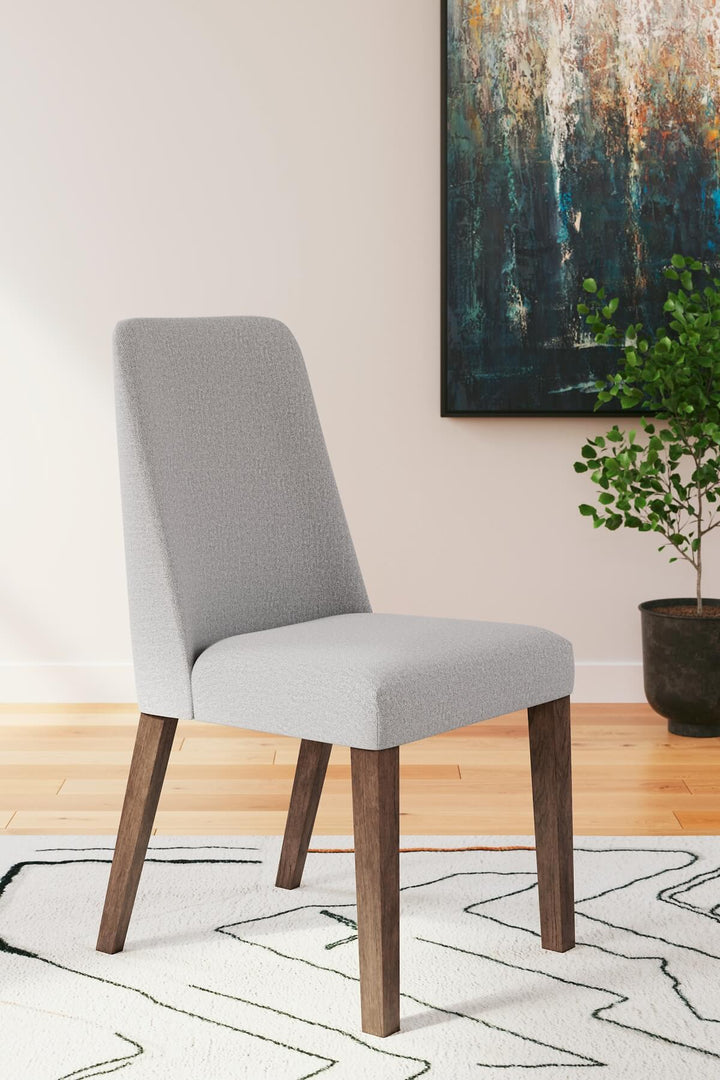 D615-01 Black/Gray Contemporary Lyncott Dining Chair By Ashley - sofafair.com