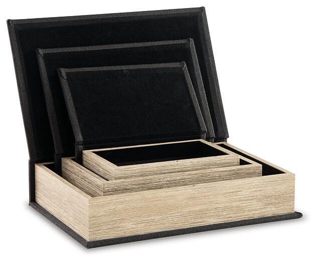 A2000489 Black/Gray Casual Jolina Box (Set of 3) By AFI - sofafair.com