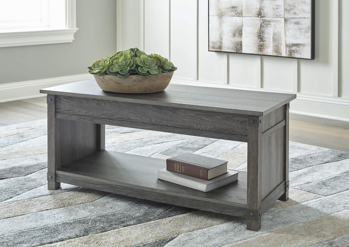 Freedan Coffee Table and 2 End Tables T175T1 Black/Gray Casual Occasional Table Package By Ashley - sofafair.com