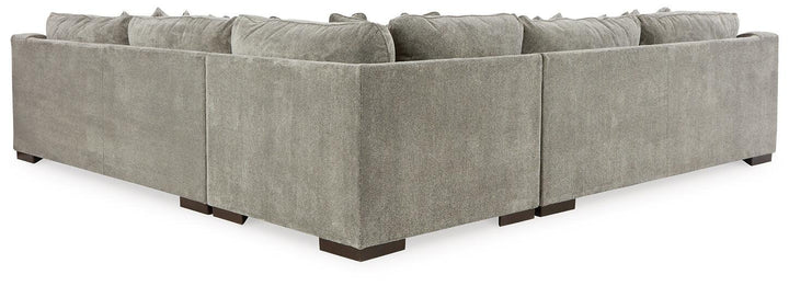 Bayless 3-Piece Sectional 52304S1 Black/Gray Contemporary Stationary Sectionals By AFI - sofafair.com