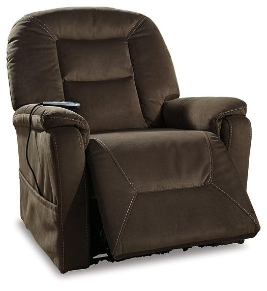 Samir Power Lift Recliner 2080112 Brown/Beige Contemporary Motion Recliners - Free Standing By Ashley - sofafair.com