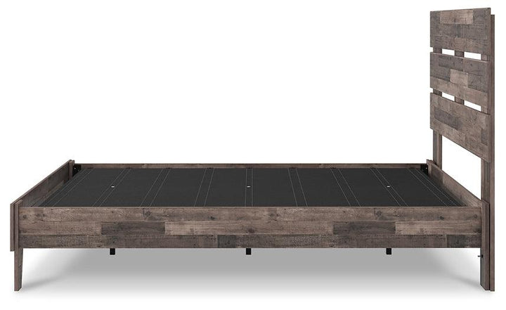 Neilsville Queen Panel Platform Bed EB2120B1 Black/Gray Casual Master Beds By Ashley - sofafair.com