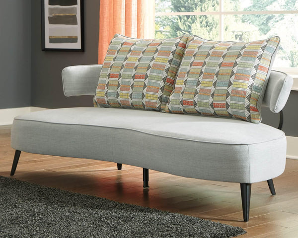 Hollyann RTA Sofa 2440238 Black/Gray Contemporary Stationary Upholstery By Ashley - sofafair.com