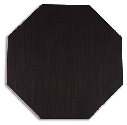 Chasinfield Coffee Table T458-8 Brown/Beige Contemporary Cocktail Table By AFI - sofafair.com