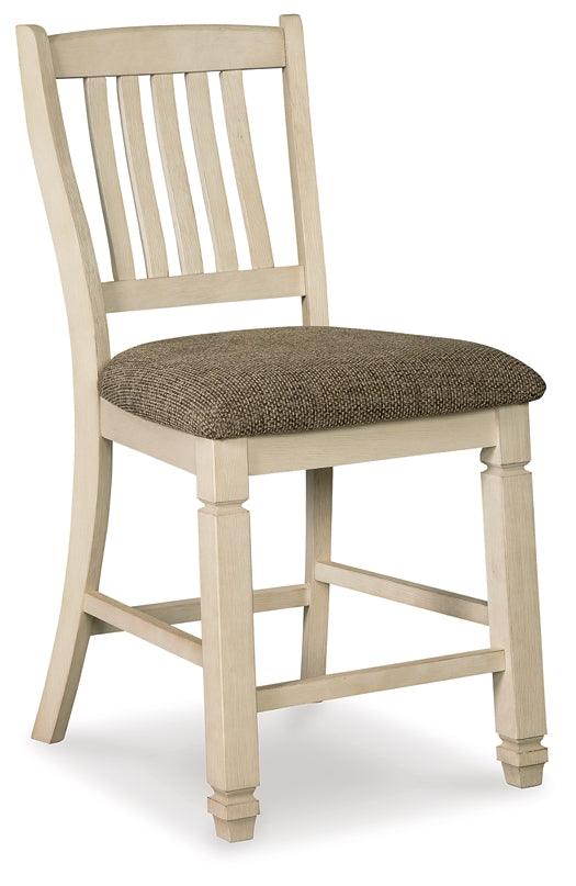 Bolanburg Counter Height Bar Stool (Set of 2) D647-124X2 Brown/Beige Casual Barstool By Ashley - sofafair.com