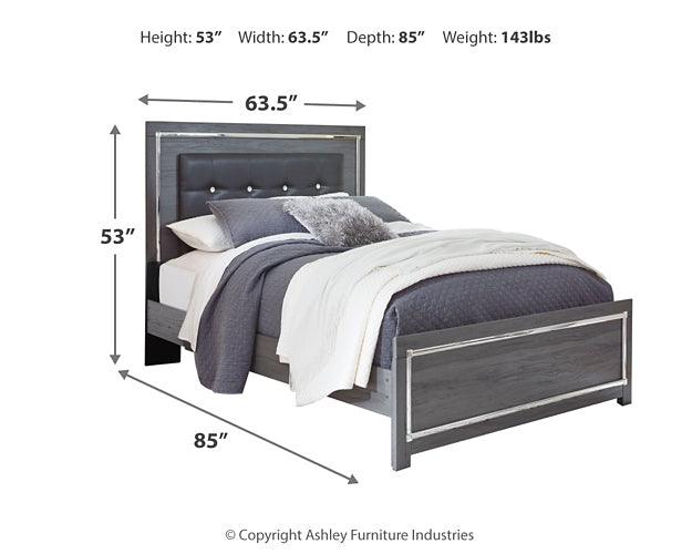 Lodanna Queen Panel Bed B214B2 Black/Gray Contemporary Master Beds By Ashley - sofafair.com