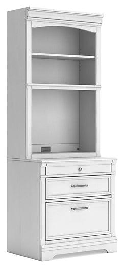 Kanwyn Bookcase H777H6 White Traditional Home Office Cases By Ashley - sofafair.com
