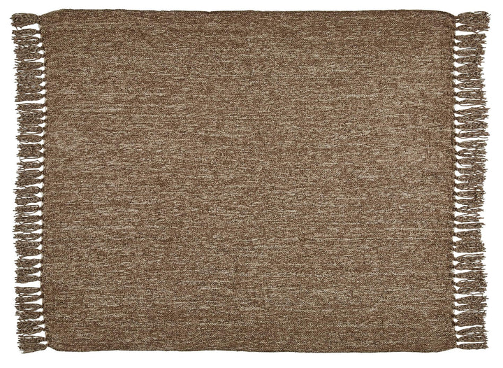 A1001025 Brown/Beige Casual Tamish Throw (Set of 3) By Ashley - sofafair.com