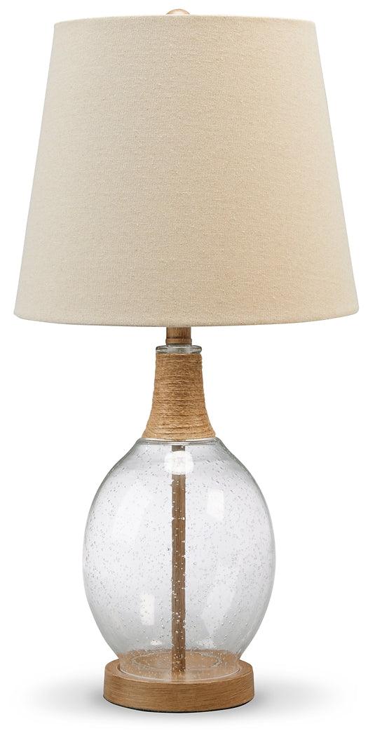 Clayleigh Table Lamp (Set of 2) L431564 Brown/Beige Casual Table Lamp Pair By Ashley - sofafair.com