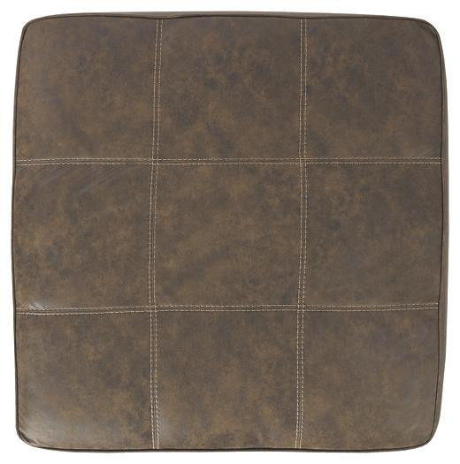 Abalone Oversized Accent Ottoman 9130208 Chocolate Contemporary Stationary Sectionals By AFI - sofafair.com