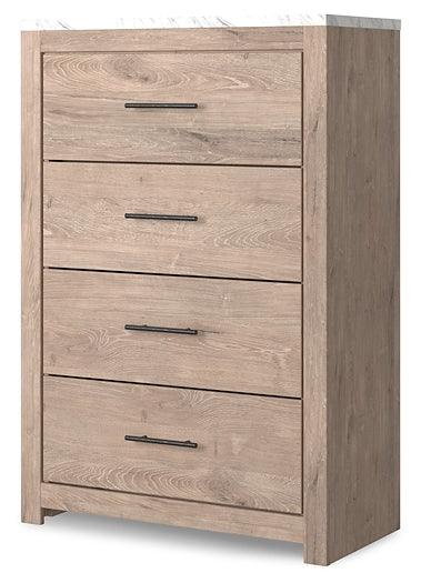 Senniberg Chest of Drawers B1191-44 White Casual Master Bed Cases By Ashley - sofafair.com