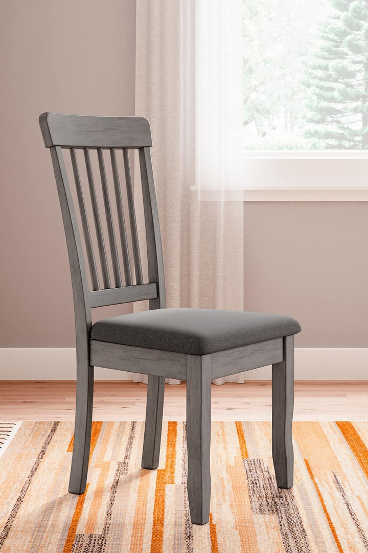D194-01 Black/Gray Casual Shullden Dining Chair By Ashley - sofafair.com