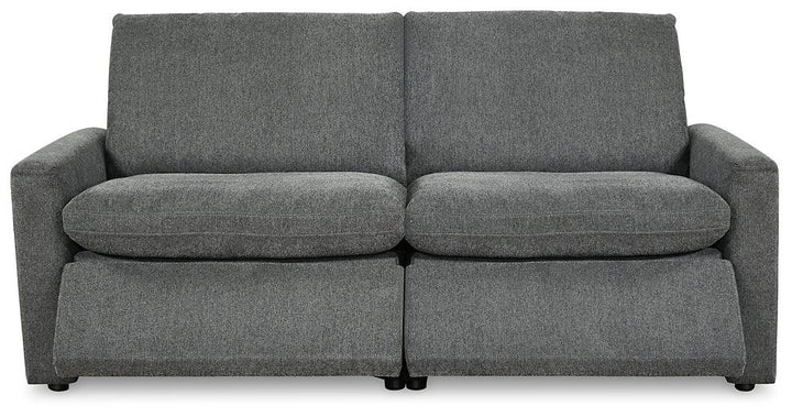 Hartsdale 2-Piece Power Reclining Sectional 60508S9 Black/Gray Contemporary Motion Sectionals By Ashley - sofafair.com