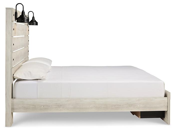Cambeck King Panel Bed with 2 Storage Drawers B192B31 White Casual Master Beds By Ashley - sofafair.com