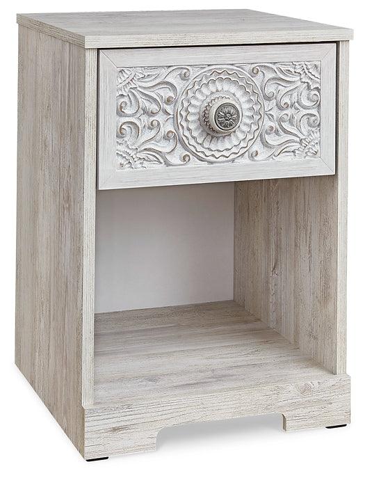 EB1811-291 White Casual Paxberry Nightstand By Ashley - sofafair.com