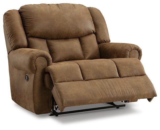 Boothbay Oversized Recliner 4470452 Brown/Beige Traditional Motion Recliners - Free Standing By AFI - sofafair.com