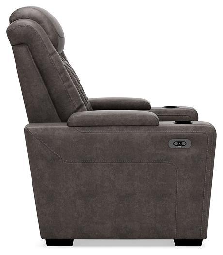 HyllMont Recliner 9300313 Gray Contemporary Motion Sectionals By AFI - sofafair.com