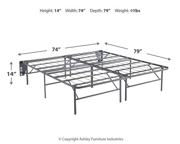 M91X42 Black/Gray Traditional Better than a Boxspring 2-Piece King Foundation By Ashley - sofafair.com