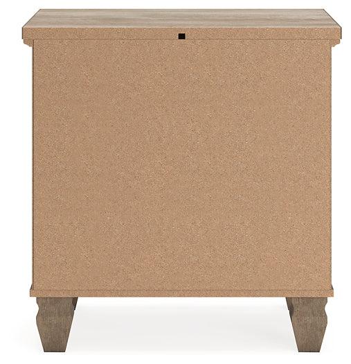 B2710-91 Brown/Beige Traditional Yarbeck Nightstand By Ashley - sofafair.com