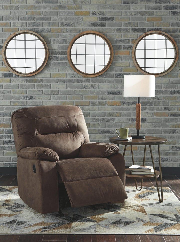 Bolzano Recliner 9380225 Coffee Contemporary Motion Recliners - Free Standing By AFI - sofafair.com