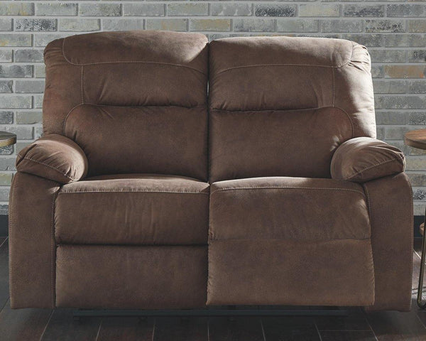 Bolzano Reclining Loveseat 9380286 Coffee Contemporary Motion Upholstery By AFI - sofafair.com