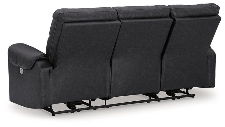 Axtellton Power Reclining Sofa 3410587 Black/Gray Contemporary Motion Upholstery By Ashley - sofafair.com