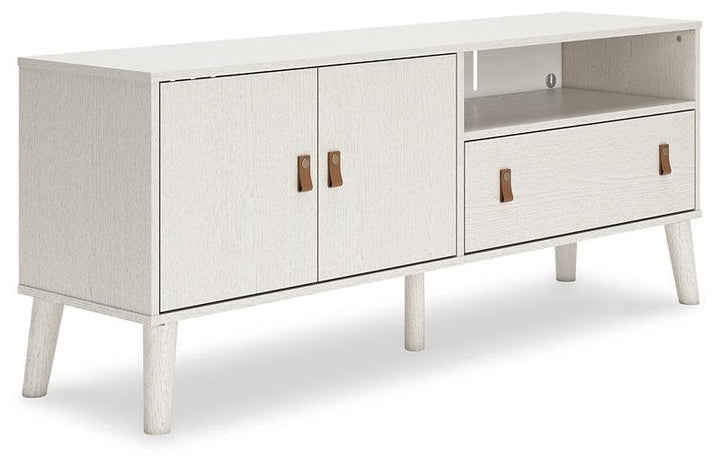 EW1024-268 White Contemporary Aprilyn 59" TV Stand By Ashley - sofafair.com