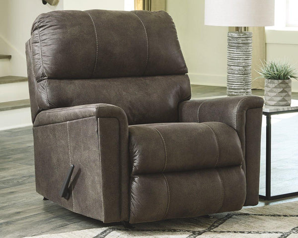 Navi Recliner 9400225 Smoke Contemporary Motion Recliners - Free Standing By AFI - sofafair.com