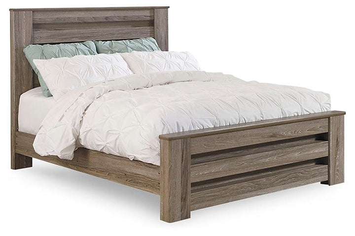 Zelen Queen Panel Bed B248B2 Black/Gray Casual Master Beds By Ashley - sofafair.com