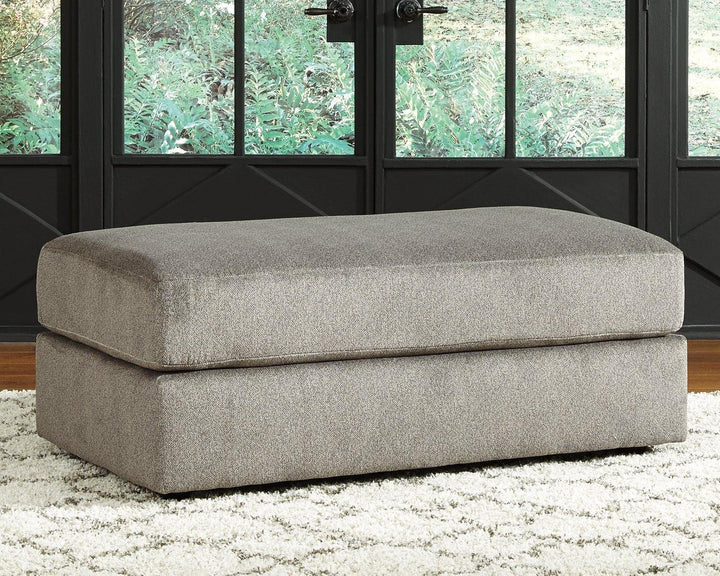 Soletren Oversized Ottoman 9510308 Ash Contemporary Stationary Upholstery By AFI - sofafair.com
