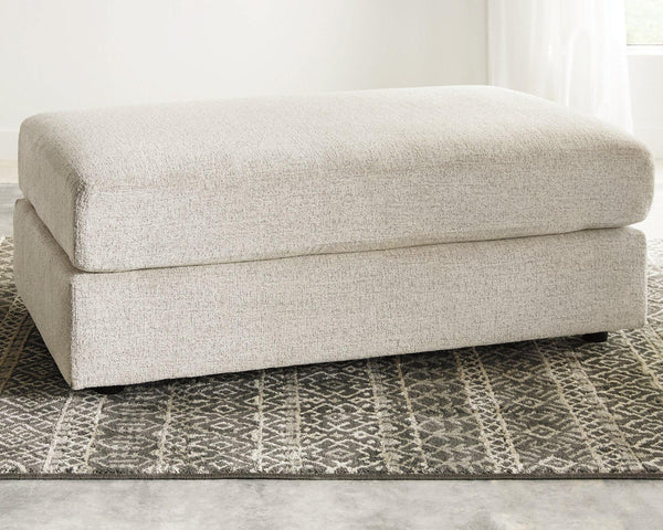 Soletren Oversized Ottoman 9510408 Stone Contemporary Stationary Upholstery By AFI - sofafair.com
