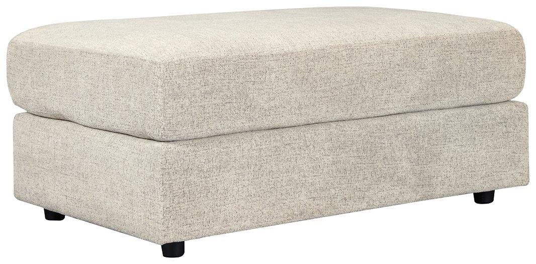 Soletren Oversized Ottoman 9510408 Stone Contemporary stationary upholstery By ashley - sofafair.com