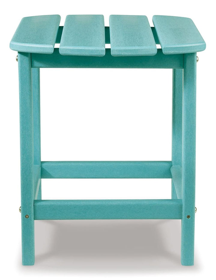 Sundown Treasure Adirondack Chair with End Table P012P1 Blue Contemporary Outdoor Package By Ashley - sofafair.com