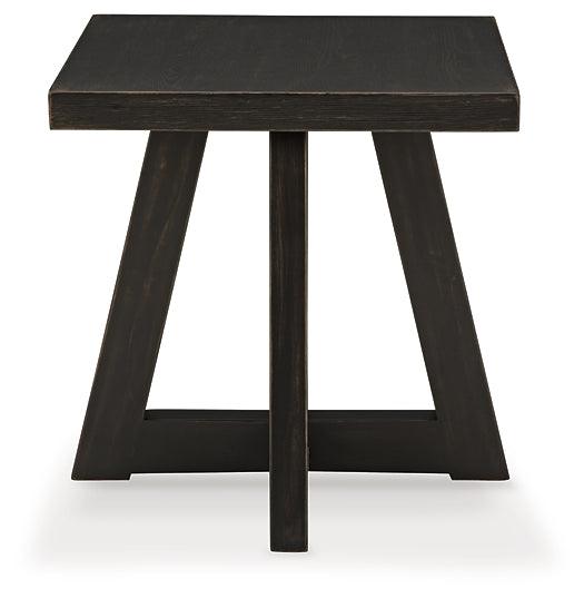 T841-2 Black/Gray Contemporary Galliden End Table By Ashley - sofafair.com