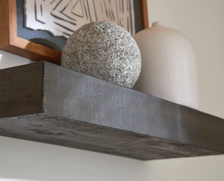 A8010363 Black/Gray Casual Corinsville Wall Shelf By Ashley - sofafair.com