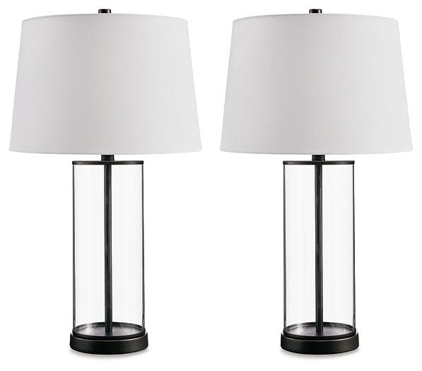 Wilmburgh Table Lamp (Set of 2) L431614 Brown/Beige Casual Table Lamp Pair By Ashley - sofafair.com